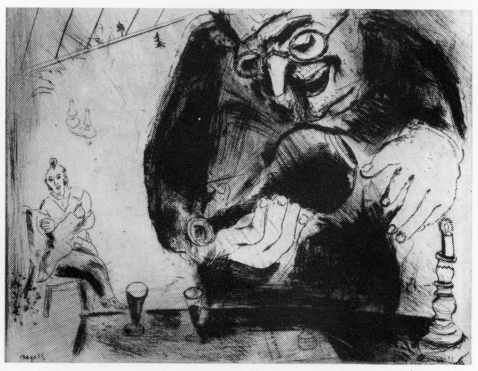 Марк Шагал картины мертвые души
